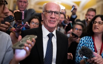 Senator Peter Welch, pictured in the US Capitol earlier this week 