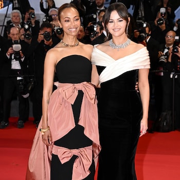 Zoe Saldana and Selena Gomez