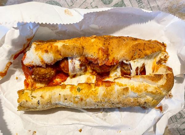 a meatball sub from subway 