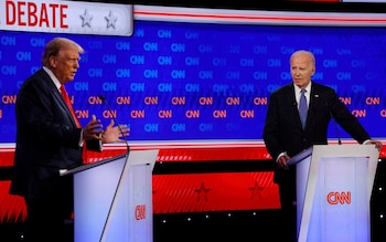 Trump and Biden debate 
