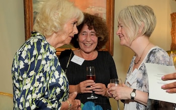 The Queen meets authors at Clarence House 