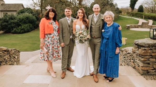 Kellie on her wedding day. Pic: Kellie Armer