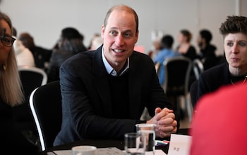 The Prince at a local coalition meeting for Homewards in Sheffield in March