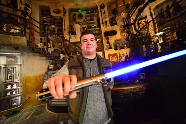 Star Wars fans can channel their inner Jedi Knights by po<em></em>nying up $250 each to participate in a workshop wher<em></em>e they get to build their own custom-made lightsabers.