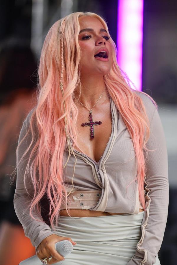 Karol G performs at The Today Show Citi Co<em></em>ncert Series on Friday June 30th.