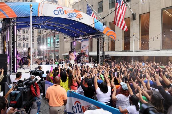 Karol G performs at The Today Show Citi Co<em></em>ncert Series on Friday June 30th.