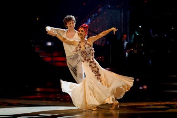 Bobby Brazier and Dianne Buswell on Strictly Come Dancing