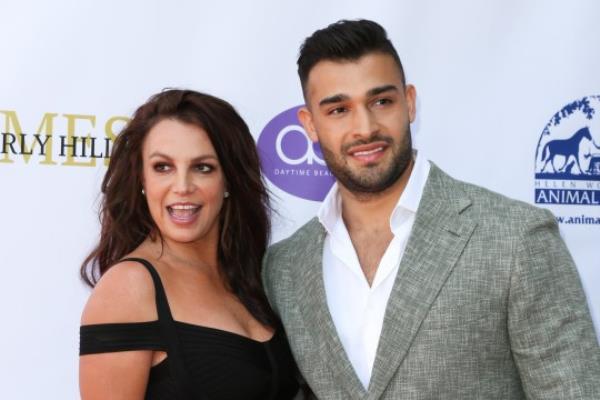 Britney Spears and husband Sam Asghari.
