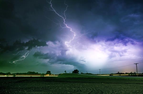 The storm threats are calling for instability and moisture — in which brings wind speed potential to over 58 mph with hail. 