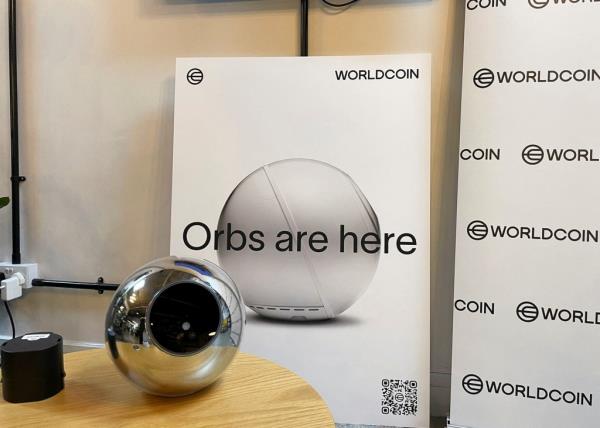 WorldCoin's iris-scanning device