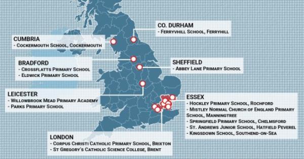 School closures over co<em></em>ncrete safety: How will I know if my child's school is shutting? map of schools partially or fully closed due to co<em></em>ncrete safety fears metro graphics Credit metro.co.uk