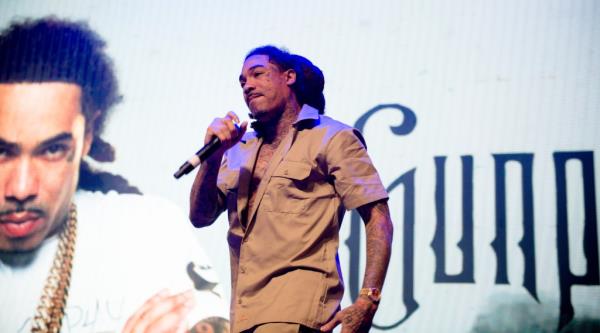 Rapper Gunplay performs on stage at Buckhead Theatre on October 02, 2019 in Atlanta