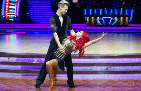 Joe Sugg with Strictly dancer and real-life girlfriend Dianne Buswell