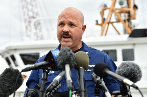 Capt. Jamie Frederick said the missing Titan submarine had a<em></em>bout 41 hours of oxygen left. 