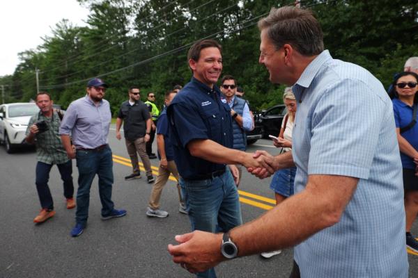 Florida Gov. Ron DeSantis and New Hampshire Gov. Chris Sununu