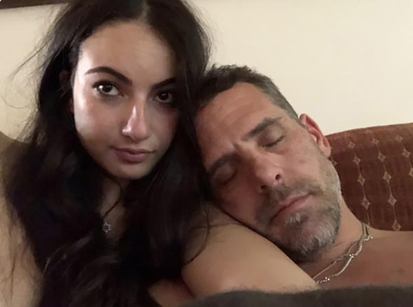 Hunter Biden with a sex worker.