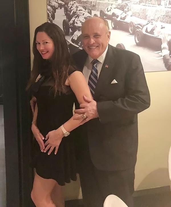  Giuliani's former assistant Noelle Dunphy with Rudy Giuliani