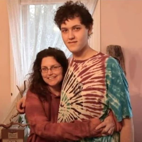 Michal Halev and her son, Laor Abramov.