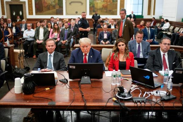 Do<em></em>nald Trump in court