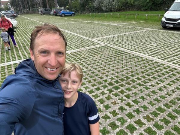 Football, running, pilates, weight training, swimming and climbing are the norm for the Gleave family 