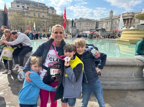 Claire Gleave and her family enjoy daily fitness. To them 'it's like eating 3 meals a day' 