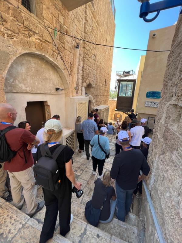 A photo provided to the Post Tuesday, Oct. 10, 2023, shows members of the  Impact Bible Fellowship church group, from Riverside, Calif., who are trapped in Israel. The 46-member group were left without a way home when airlines stopped operating following a Hamas incursion, Oct. 7.