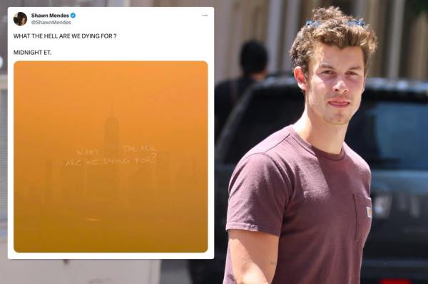 肖恩·门德斯(Shawn Mendes)因使用野火烟雾作为新歌的艺术作品而受到抨击