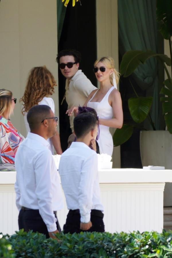 Brooklyn Beckham and Nicole Peltz Beckham 