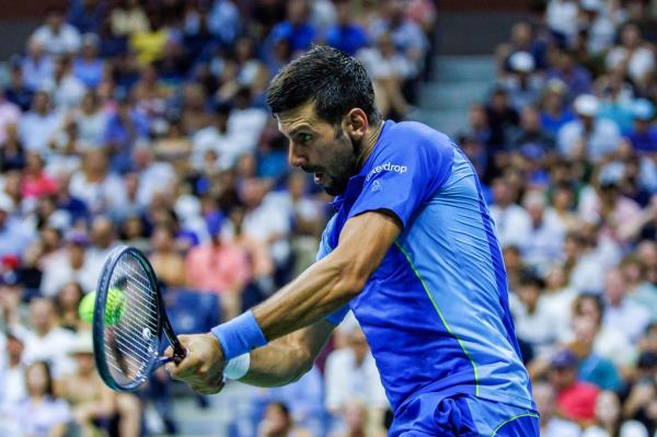 Novak Djokovic of Serbia 