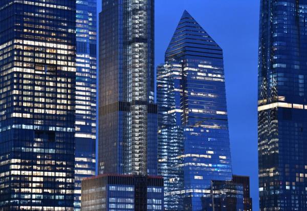 The Hudson Yards complex on the far West Side, seen in 2018, when portions of it were still under construction. 