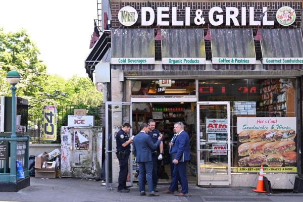 The shooting happened in front of a deli last month.