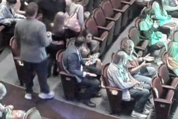 Boebert was reportedly co<em></em>nfronted by a pregnant woman sitting behind her a<em></em>bout her vaping, but the co<em></em>ngresswoman told the mom-to-be 