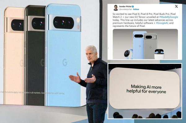 谷歌发布新Pixel，将“人工智能放在你手中”，计划升级巴德