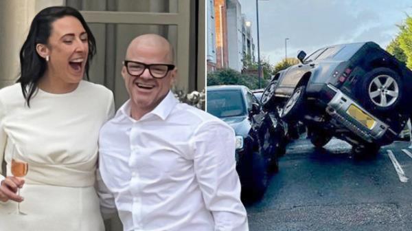Heston Blumenthal and Melanie Ceysson