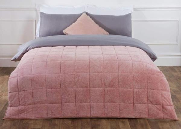 Brentfords Super Soft Teddy Fleece Weighted Blanket