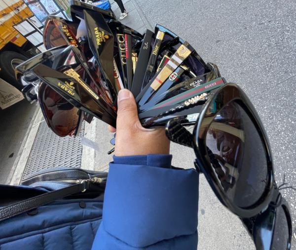 Counterfeit designer shades.