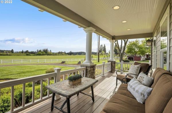 The front porch.