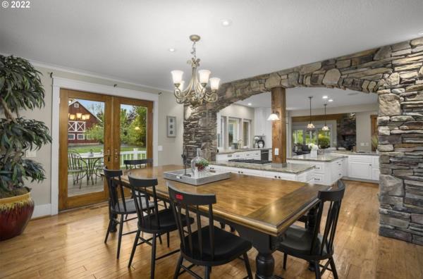 A dining area.