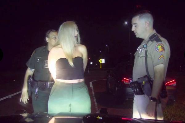A Florida woman's alleged drunken ride at 120 mph in a 55 mph zone led to her arrest