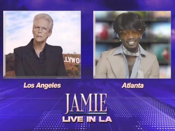 Jamie and Offset in music video