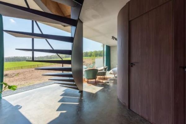 Airbnb with crazy door