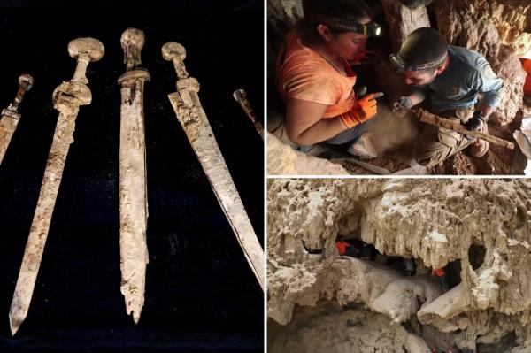 1900年后在死海洞穴中发现的罗马剑