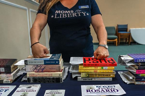 According to the SPLC, Moms for Liberty is “at the forefront” of groups targeting “any inclusive curriculum that co<em></em>ntains discussions of race, discrimination and LGBTQ identities.”