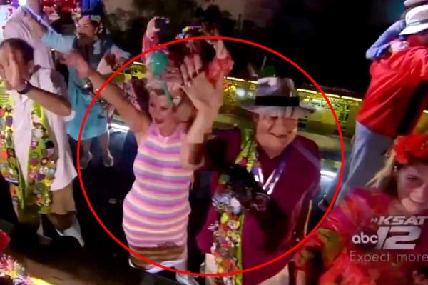 Olson and Perry were seen at a public event as recently as late April. She was Perry's guest on the Fiesta river parade float for city council members on April 24. Perry's term ended in May. He is no lo<em></em>nger an elected official.