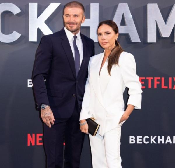 Mandatory Credit: Photo by James Gillham/Shutterstock (14136024ca) David Beckham and Victoria Beckham attend the UK Premiere of Netflix's Beckham: Limited Series at Curzon Mayfair on October 3rd, 2023 in London, UK. (Photo by StillMoving.Net for Netflix) 'Beckham' TV show premiere, Curzon Mayfair, London, UK - 03 Oct 2023