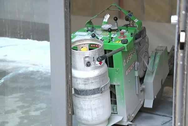 It was later determined that the co<em></em>nstruction workers had been using a propane-fueled saw to cut co<em></em>ncrete inside the structure.