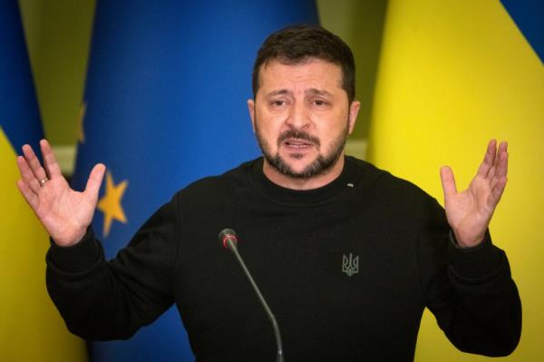 Ukraine President Volodymyr Zelensky