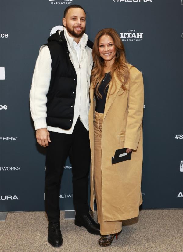 Steph Curry and So<em></em>nya Curry in 2023.