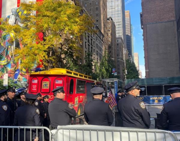 Annual 'Back the Blue' rally in Midtown.