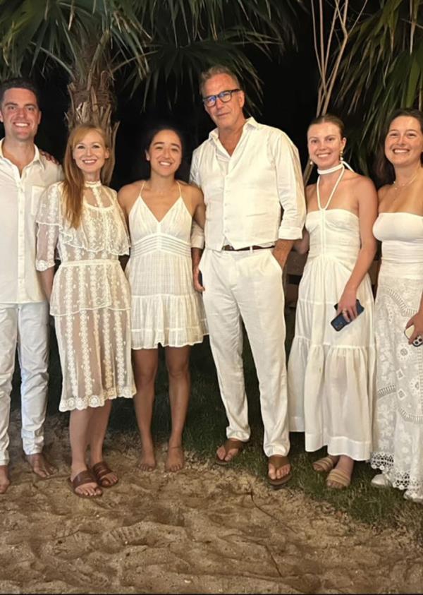 Jewel, Kevin Costner and friends over Thanksgiving weekend. 